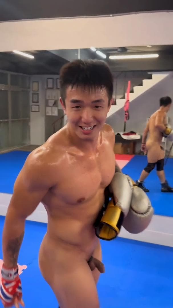 porn gay Nude boxing - andychan0920 X zhankaibo2