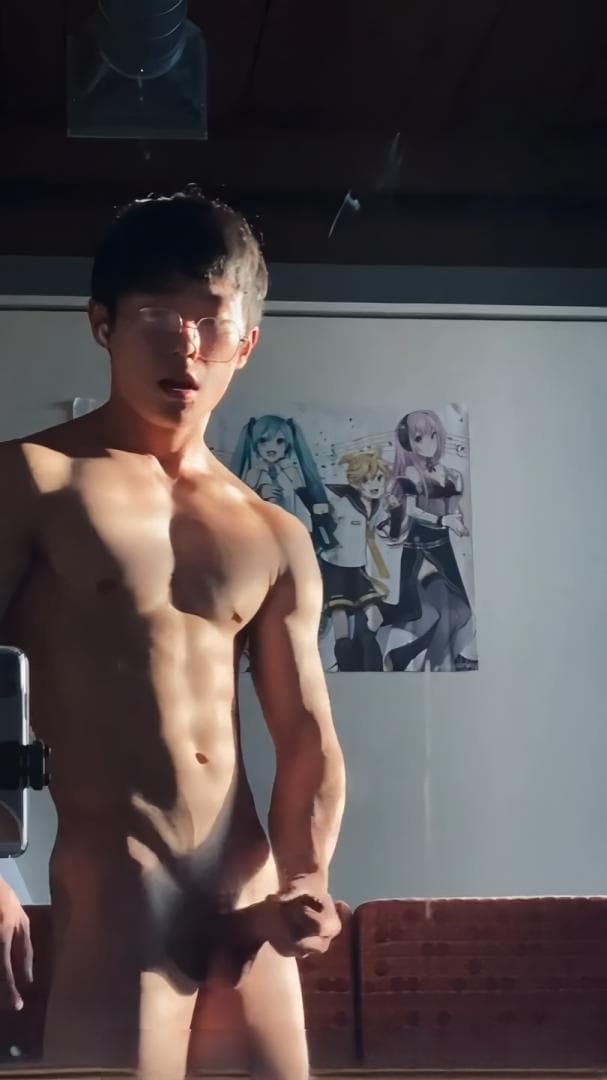 sex Handsome young Korean men are masturbating