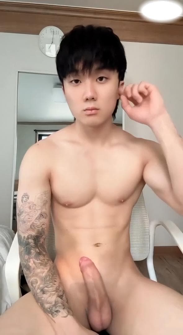  Handsome guy with big cock