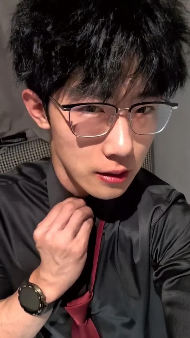  Hot young office boy show cum